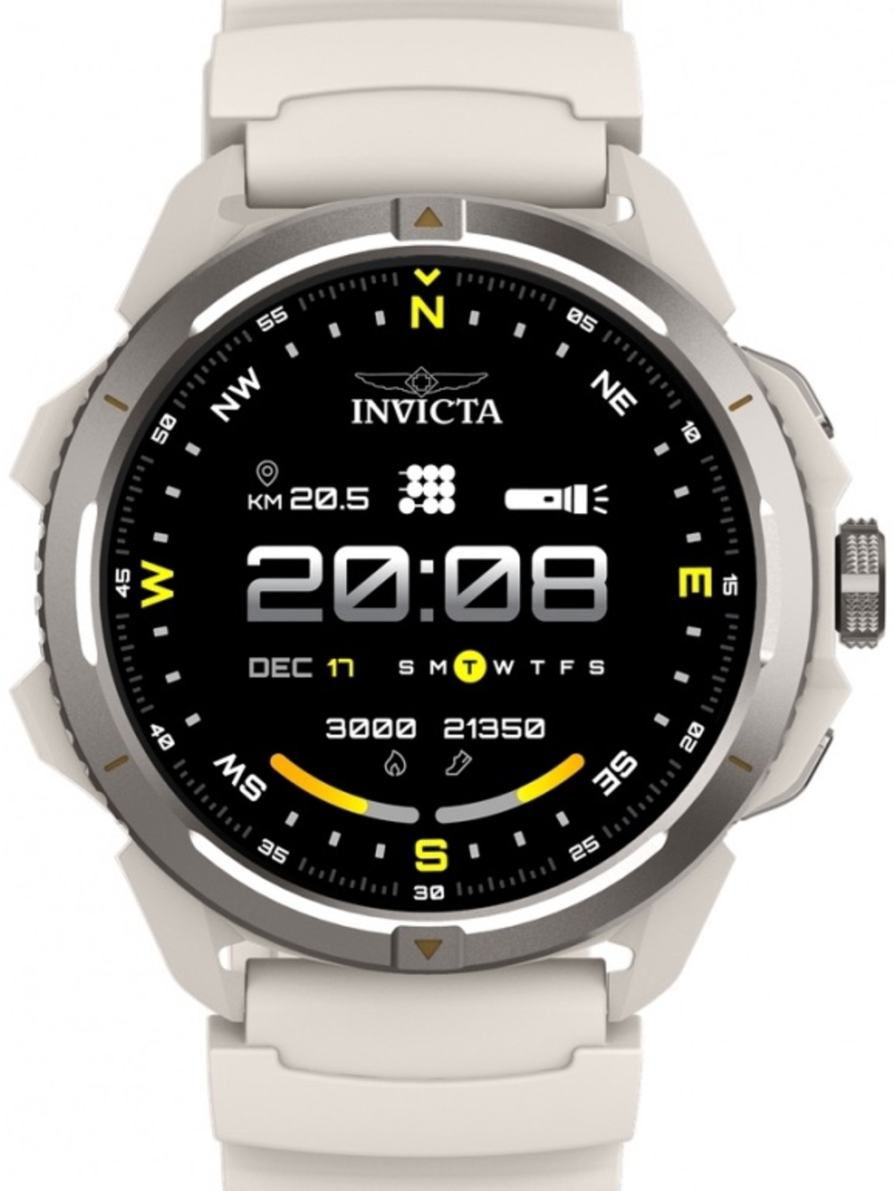 Invicta I-Tech Unisex Smartwatch-White
(Model ITECH-010)